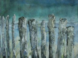 Wellenbrecher, Oel a/L, 100x100cm