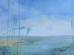 am Flachsee, Oel a/L, 70x200cm