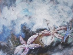 Seesterne, Acryl a/L, 65x65cm