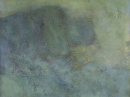 träumender Hund, Acryl a/L, 115x105cm