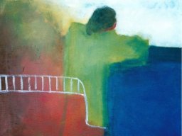 Aussicht, Oel a/L, 80x80cm