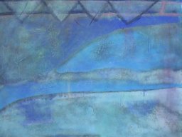 blue, Acryl a/L, 72x72cm