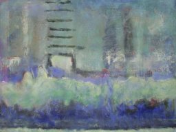 Zürich, Acryl a/L, 105x140cm